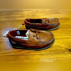 Boys boat shoes size 10c, brand new with tags